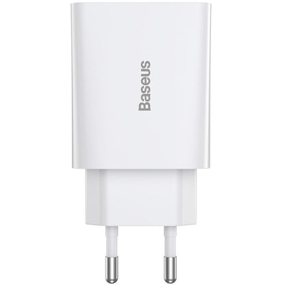 Caricabatterie da Rete Baseus Speed Mini, 20W, 3A, 1 x USB-C, Bianco CCFS-SN02