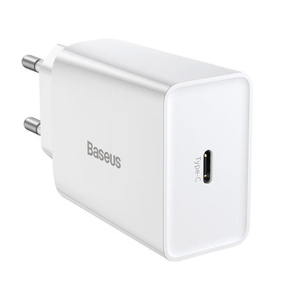 Caricabatterie da Rete Baseus Speed Mini, 20W, 3A, 1 x USB-C, Bianco CCFS-SN02