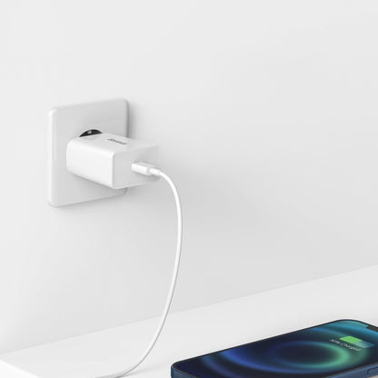 Caricabatterie da Rete Baseus Speed Mini, 20W, 3A, 1 x USB-C, Bianco CCFS-SN02