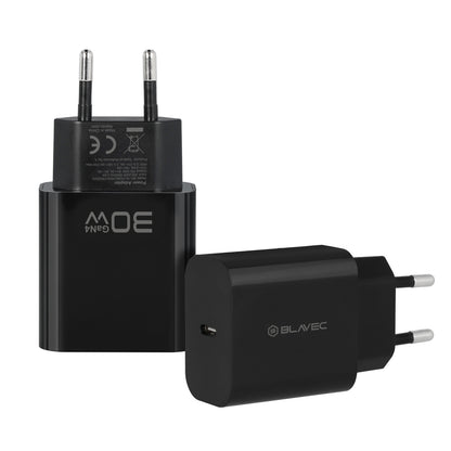 Blavec BC-14 Wall Charger, 30W, 3A, 1 x USB-C, Black