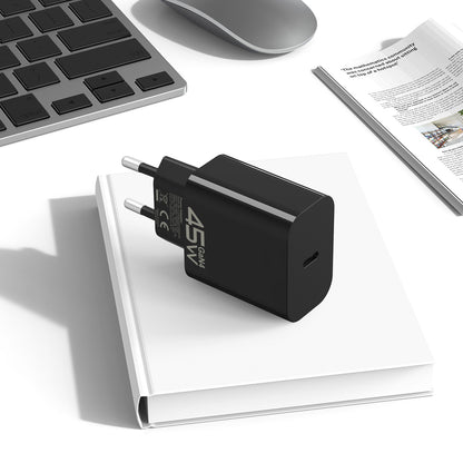 Blavec BC-7 Network Charger, 45W, 3A, 1 x USB-C, Black
