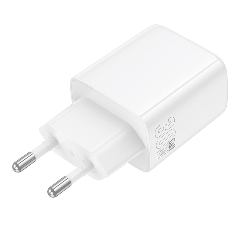 Caricabatterie Retea Borofone BN28 Fuente, 30W, 3A, 1 x USB-C, Bianco