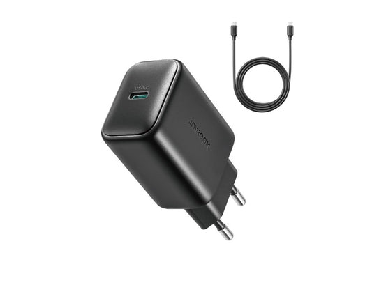 Caricabatterie da Rete con Cavo USB-C Joyroom JR-TCF23, 25W, 3A, 1 x USB-C, Nero