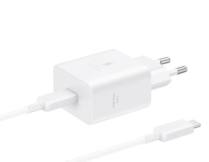 Caricabatterie da Rete con Cavo USB-C Samsung, 45W, 4.05A, 1 x USB-C, Bianco EP-T4511XWEGEU