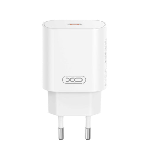 Caricabatterie da Rete con Cavo USB-C XO Design CE25, 25W, 3A, 1 x USB-C, Bianco