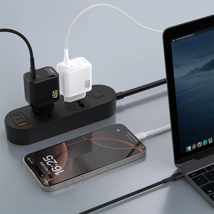 Caricabatterie Retea Con Cavo USB-C Dudao A28C, 45W, 3A, 1 x USB-C, Bianco