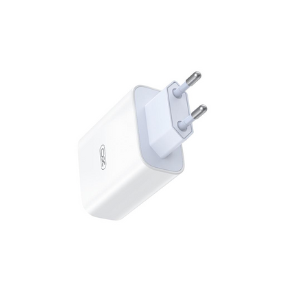 Caricabatterie Rete con Cavo USB-C XO Design L164, 30W, 1 x USB-A, Bianco