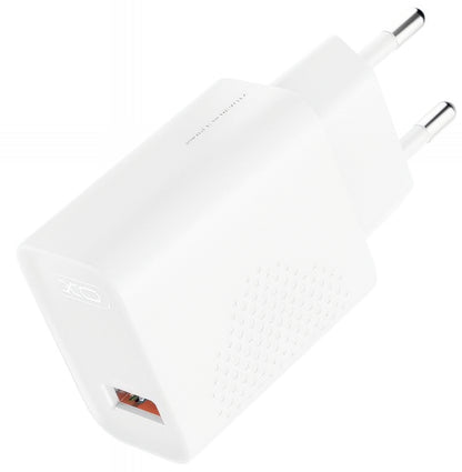 Caricabatterie da Rete con Cavo USB-C XO Design L159, 18W, 3A, 1 x USB-A, Bianco