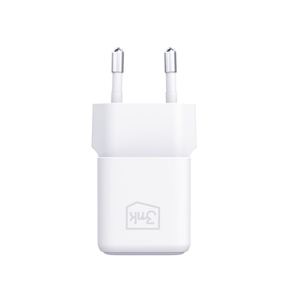 Caricabatterie Rete con Cavo USB-C 3MK Hyper, 25W, 3A, 1 x USB-C, Bianco
