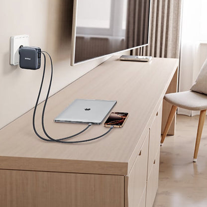 Caricabatterie da Rete con Cavo USB-C Baseus EnerCore CJ21, 67W, 3.35A, 1 x USB-C, Nero E0120G00