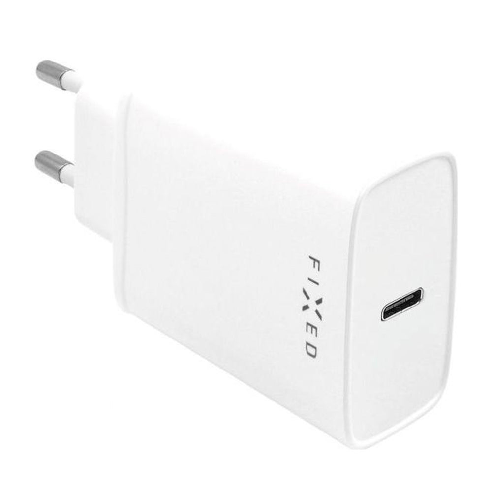 Caricabatterie Rete con Cavo USB-C Fixed, 20W, 3A, 1 x USB-C, Bianco