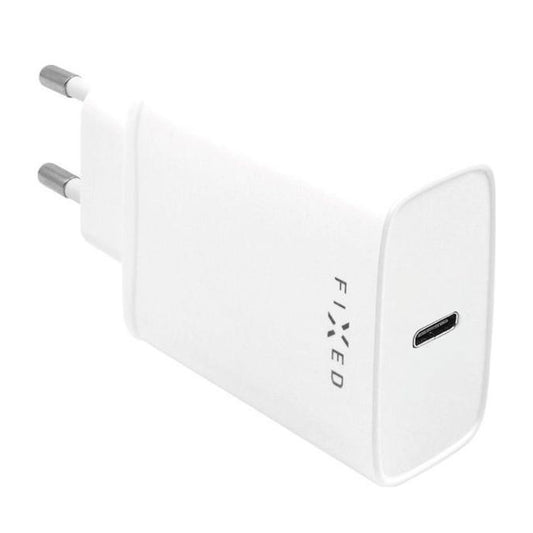 Caricabatterie Rete con Cavo USB-C Fixed, 20W, 3A, 1 x USB-C, Bianco