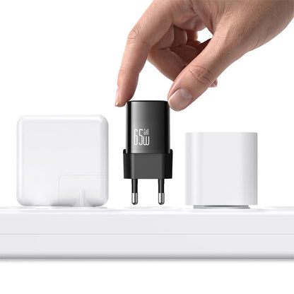 Caricatore da rete con cavo USB-C Mcdodo Nano CH-8262, 65W, 3.25A, 1 x USB-C, Nero