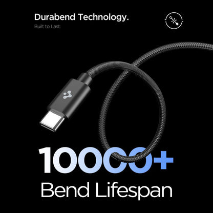 Caricabatterie da Rete con Cavo USB-C Spigen EE451EU Essential, 45W, 3A, 1 x USB-C, Nero ACH09474