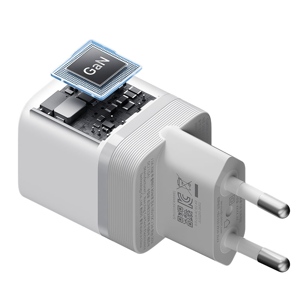 Caricatore di rete Cuktech, 40W, 3A, 1 x USB-C, Bianco CKAC301SEUWH