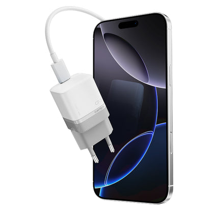 Caricatore di rete Cuktech, 40W, 3A, 1 x USB-C, Bianco CKAC301SEUWH