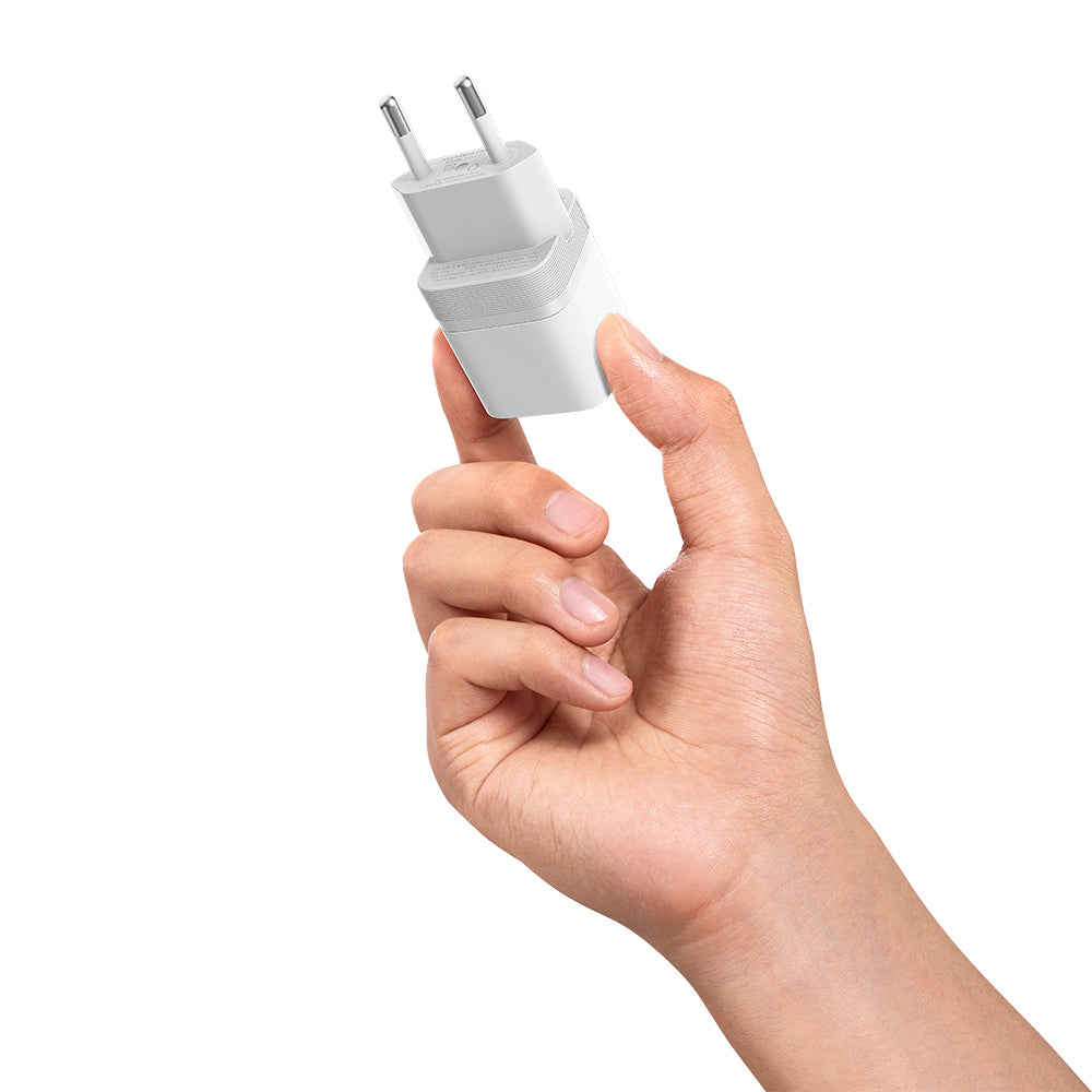 Caricatore di rete Cuktech, 40W, 3A, 1 x USB-C, Bianco CKAC301SEUWH
