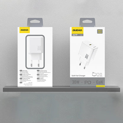 Caricabatterie Rete Dudao A27P, 30W, 3A, 1 x USB-C, Bianco