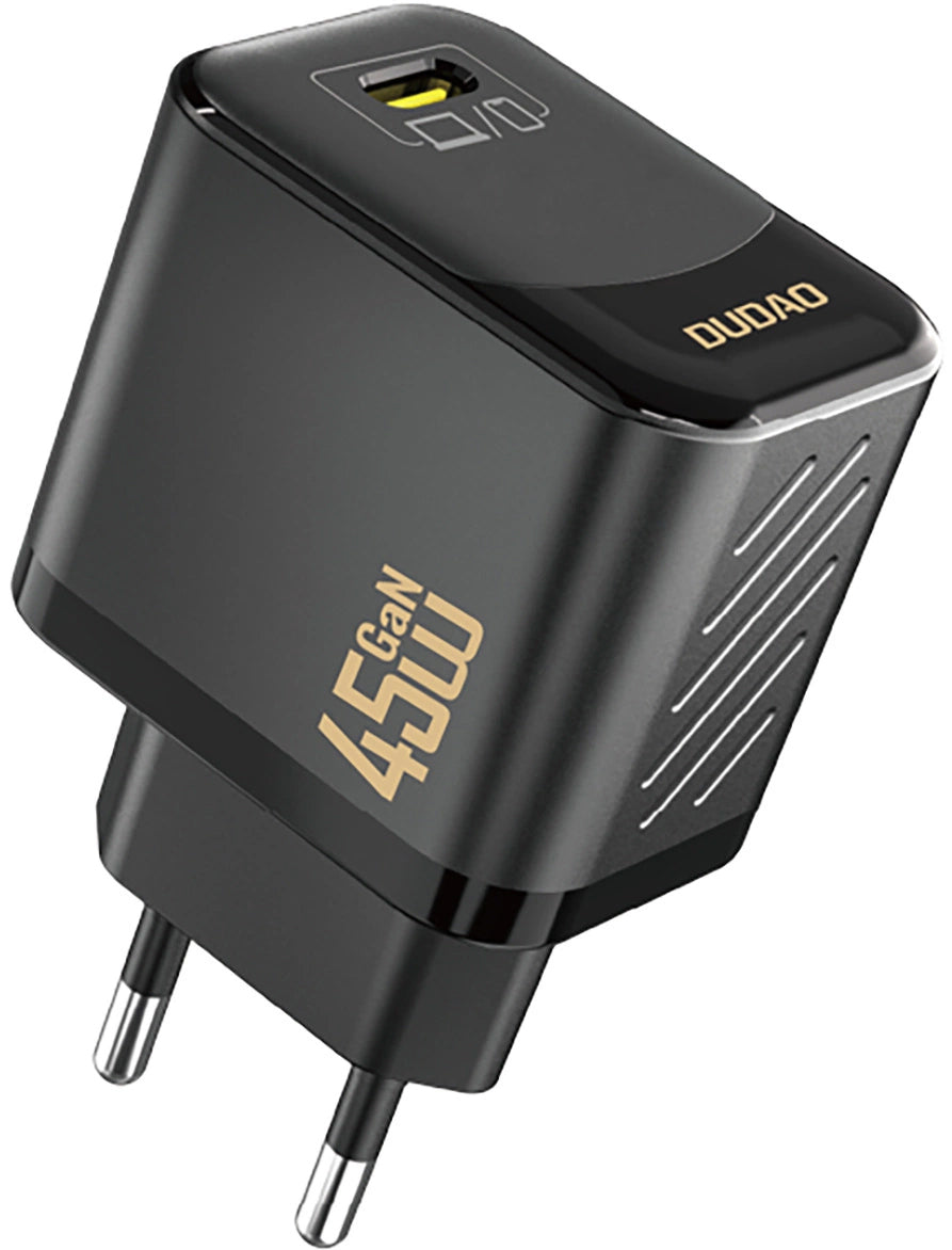 Caricabatterie Rete Dudao A28, 45W, 3A, 1 x USB-C, Nero
