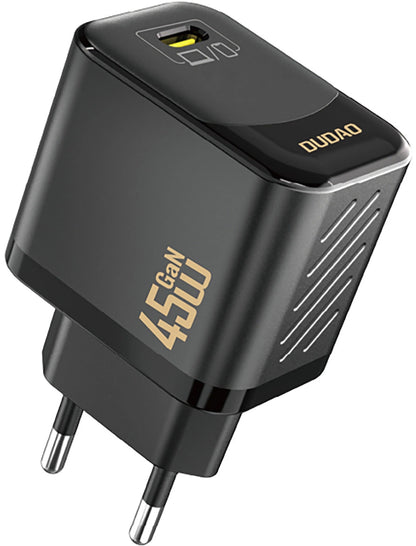 Caricabatterie Rete Dudao A28, 45W, 3A, 1 x USB-C, Nero