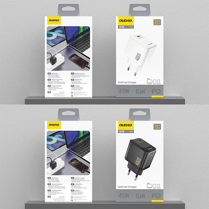 Caricabatterie Rete Dudao A28, 45W, 3A, 1 x USB-C, Bianco