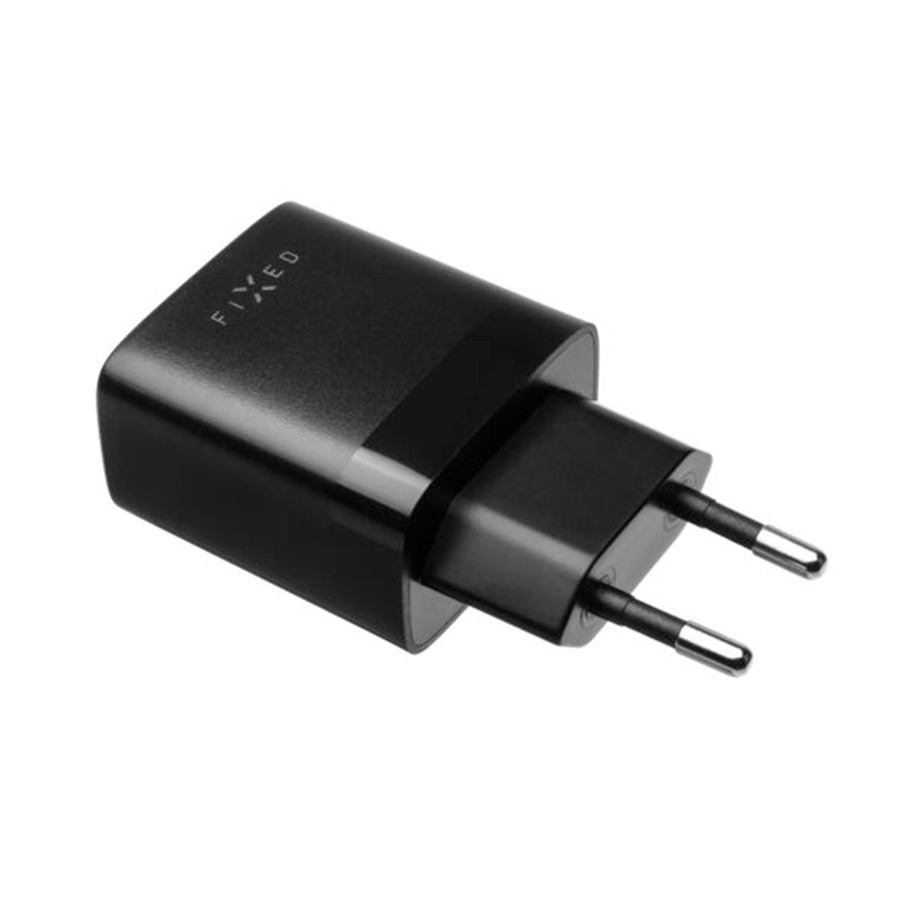 Caricabatterie Retea Fixed, 17W, 3A, 2 x USB-A, Nero