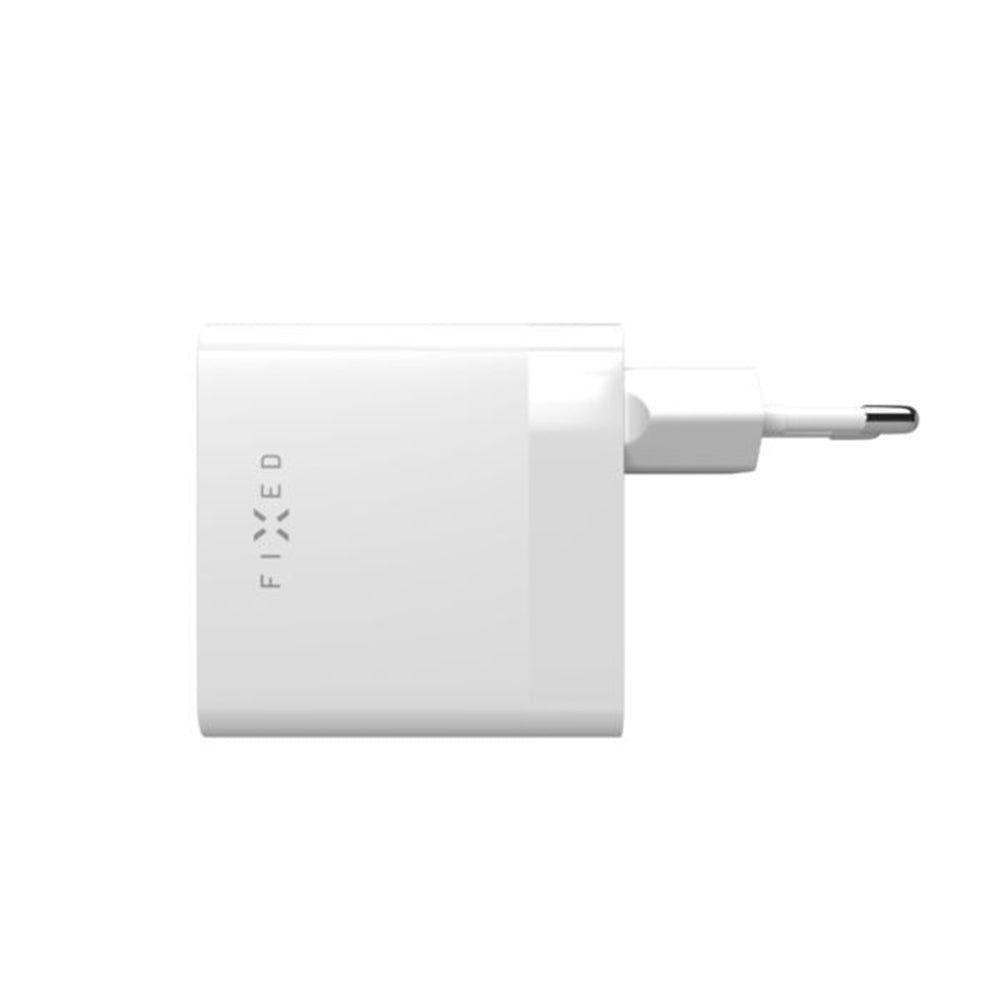 Caricabatterie Retea Fixed, 65W, 3.25A, 2 x USB-C, Bianco