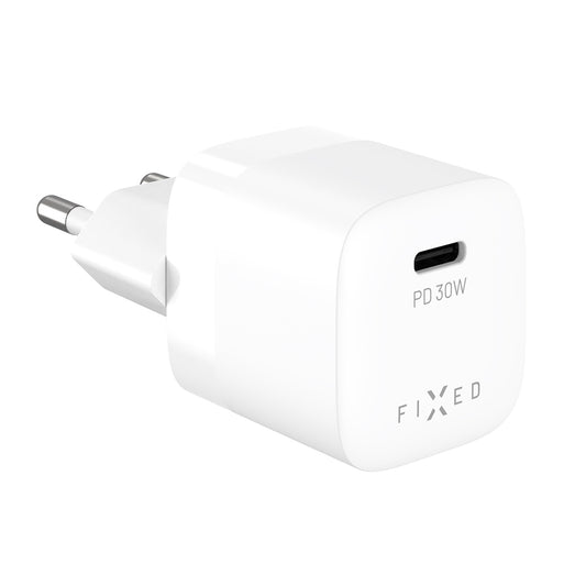 Caricabatterie Retea Fixed Mini2, 30W, 3A, 1 x USB-C, Bianco