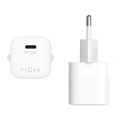 Caricabatterie Retea Fixed Mini2, 30W, 3A, 1 x USB-C, Bianco