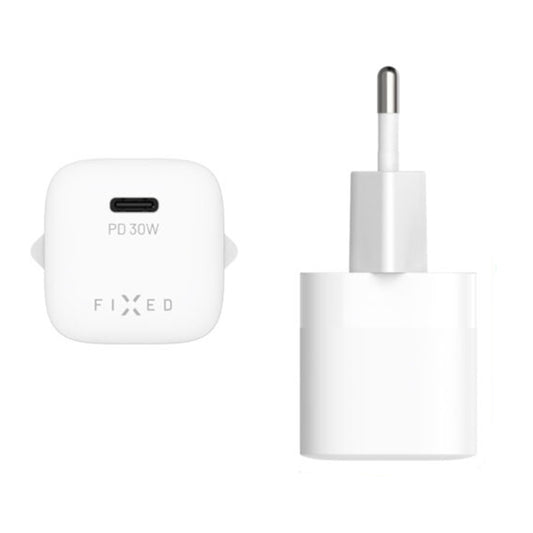 Caricabatterie Retea Fixed Mini2, 30W, 3A, 1 x USB-C, Bianco