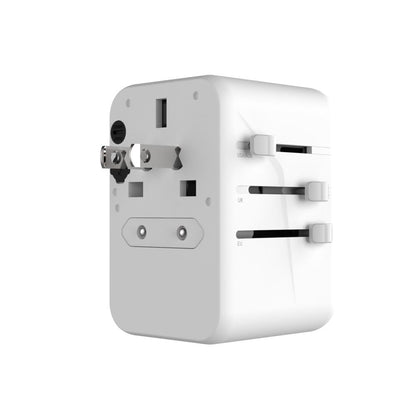Caricabatterie Retea Fixed Travel, 65W, 3.25A, 2 x USB-A - 3 x USB-C, Bianco