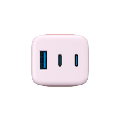 Caricabatterie da Rete HAVIT UC260, 65W, 3A, 1 x USB-A - 2 x USB-C, Rosa