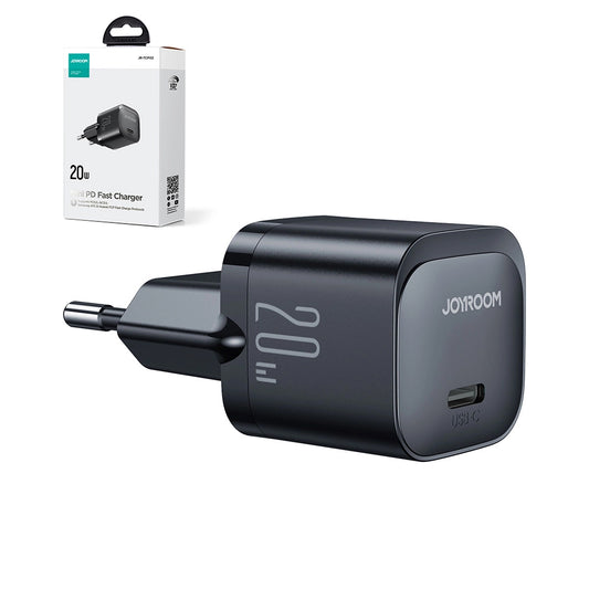 Joyroom JR-TCF02 Network Charger, 20W, 3A, 1 x USB-C, Black