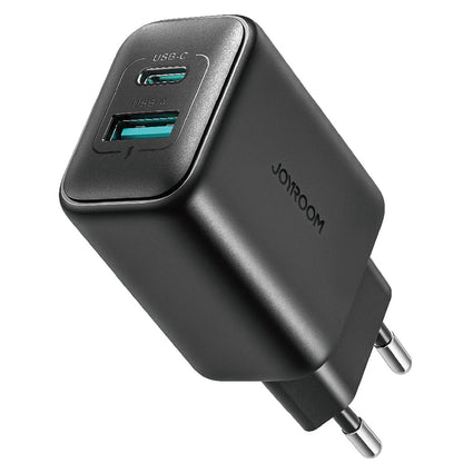 Joyroom JR-TCF13 Network Charger, 25W, 3A, 1 x USB-A - 1 x USB-C, Black