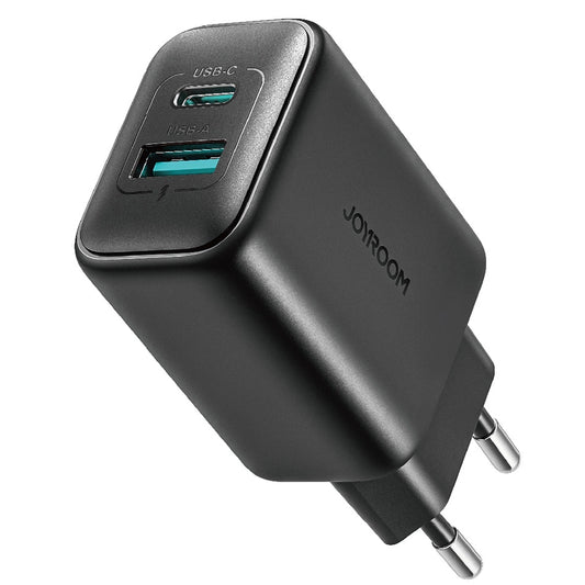 Joyroom JR-TCF13 Network Charger, 25W, 3A, 1 x USB-A - 1 x USB-C, Black