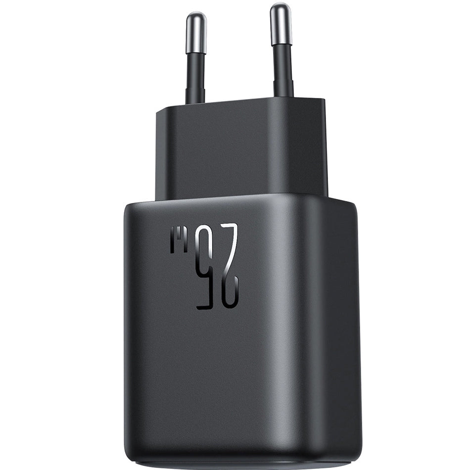Joyroom JR-TCF13 Network Charger, 25W, 3A, 1 x USB-A - 1 x USB-C, Black