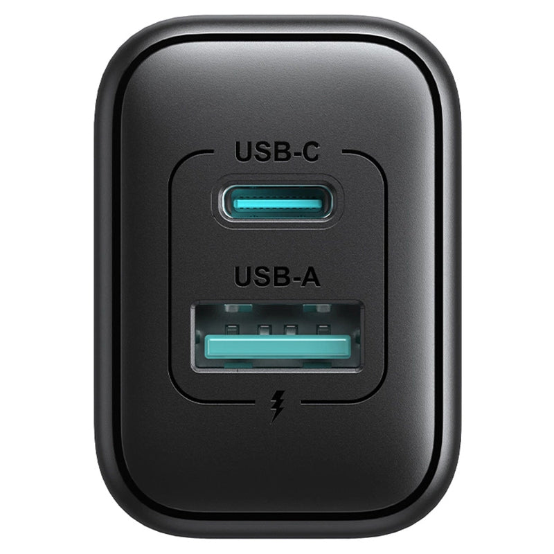 Joyroom JR-TCF13 Network Charger, 25W, 3A, 1 x USB-A - 1 x USB-C, Black