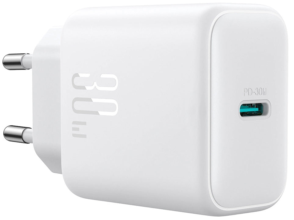Joyroom JR-TCF24 Network Charger, 30W, 3A, 1 x USB-C, White