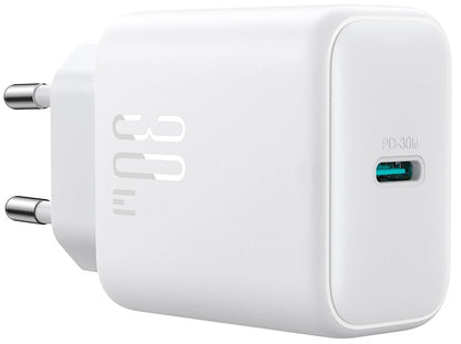 Joyroom JR-TCF24 Network Charger, 30W, 3A, 1 x USB-C, White