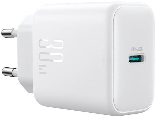 Joyroom JR-TCF24 Network Charger, 30W, 3A, 1 x USB-C, White