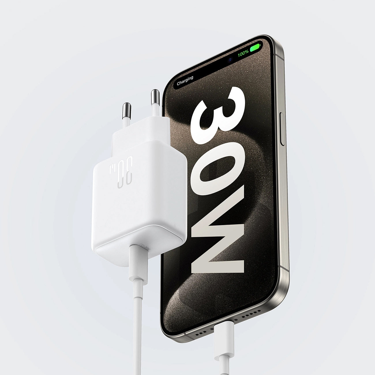 Joyroom JR-TCF24 Network Charger, 30W, 3A, 1 x USB-C, White