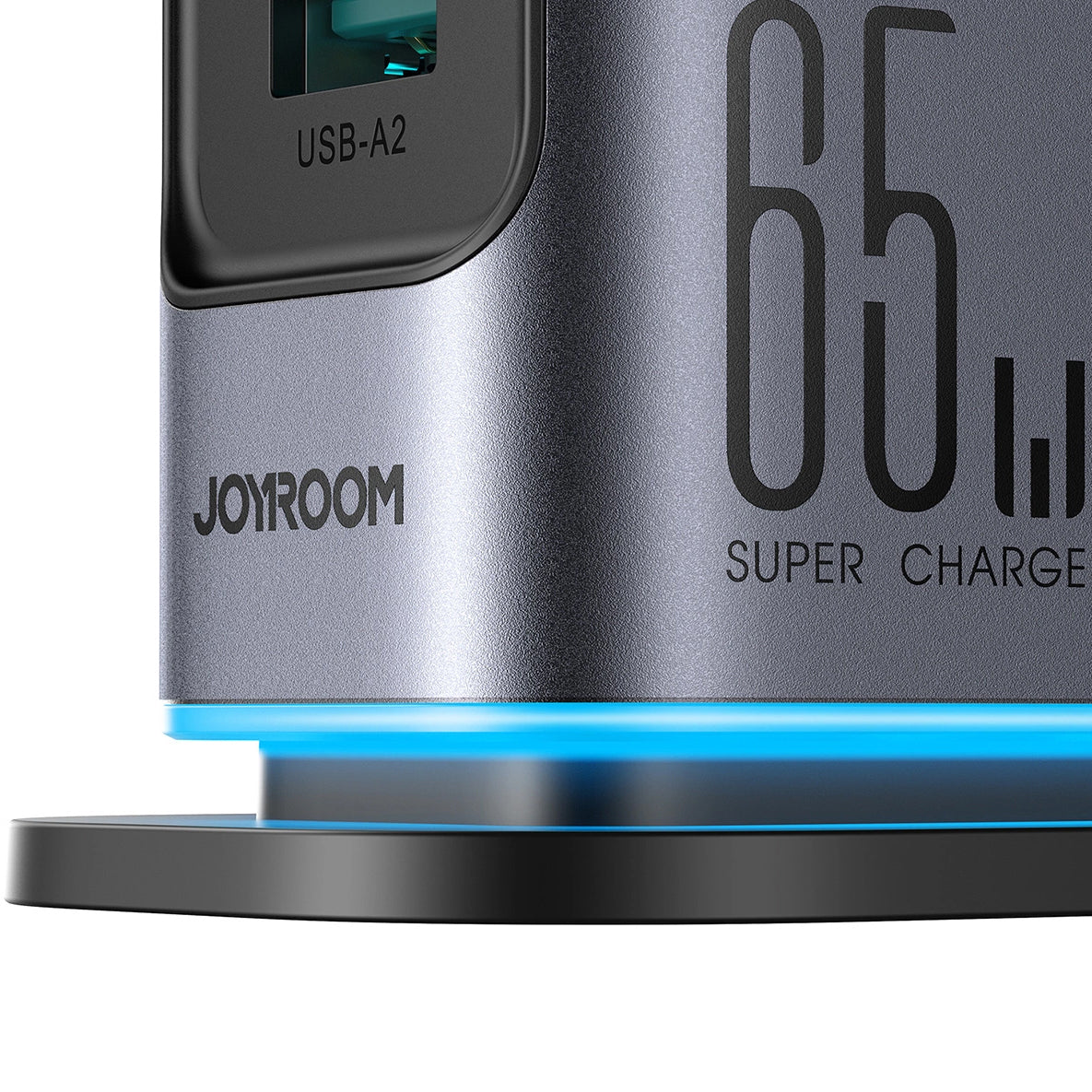 Caricabatterie Stazione Joyroom JR-TCM02, 65W, 3.25A, 2 x USB-A - 4 x USB-C, Grigio