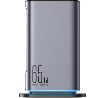 Caricabatterie Stazione Joyroom JR-TCM02, 65W, 3.25A, 2 x USB-A - 4 x USB-C, Grigio