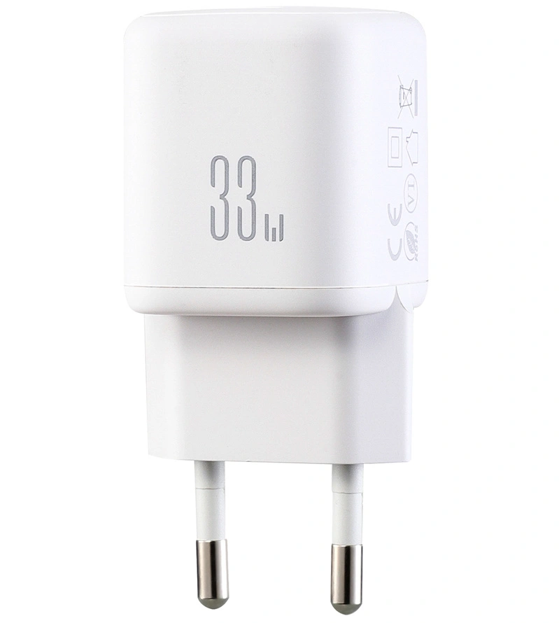 Caricabatterie Retea Joyroom JR-TG7, 33W, 3A, 1 x USB-A - 1 x USB-C, Bianco