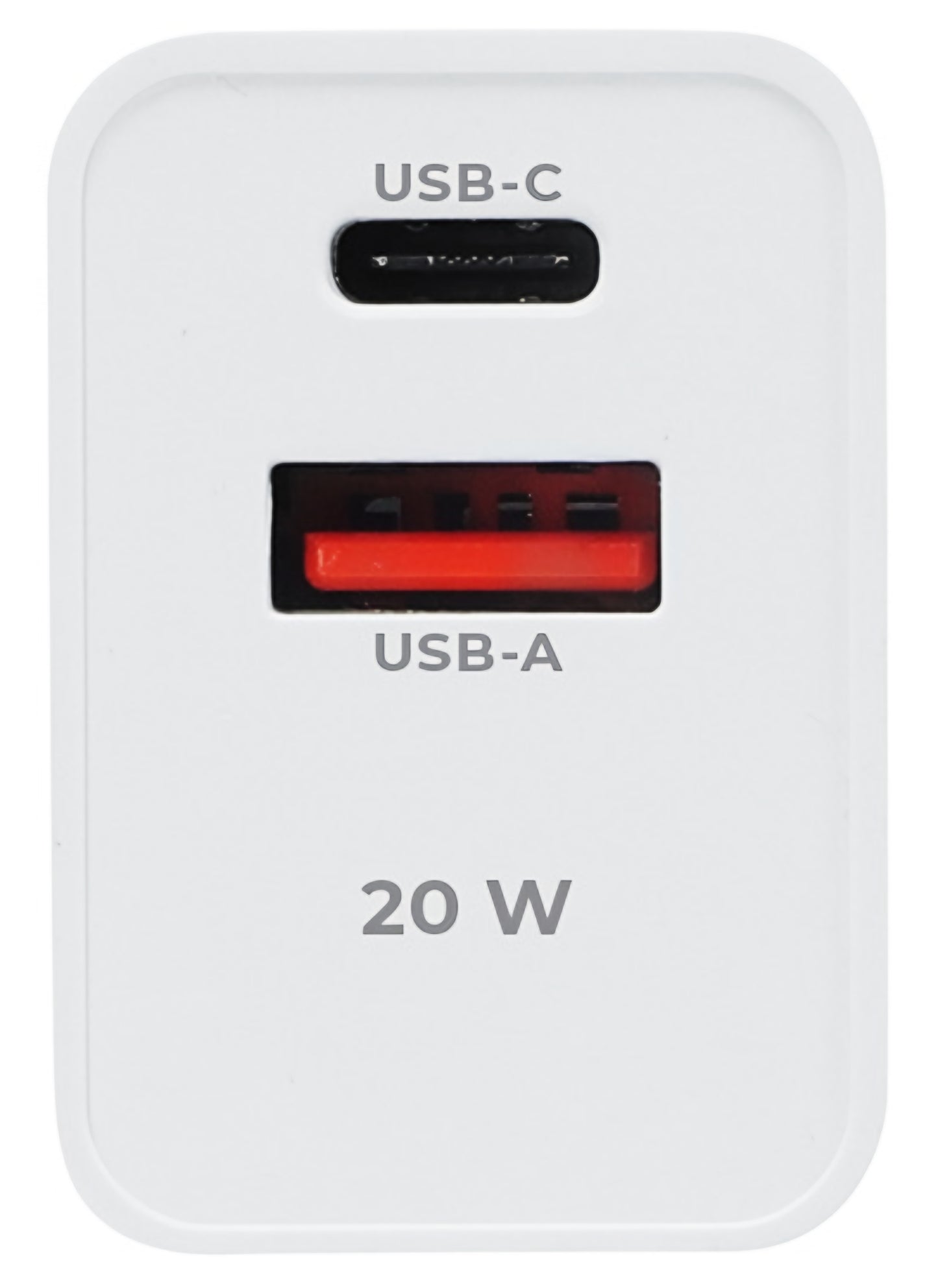 Caricabatterie Rete MaXlife MXTC-13-20AC, 20W, 3A, 1 x USB-A - 1 x USB-C, Bianco