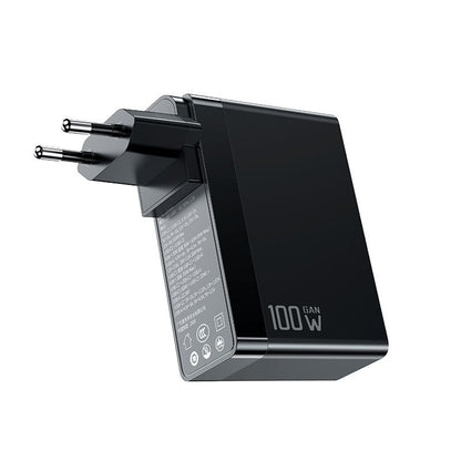 Caricabatterie da rete McDodo CH-8101 Pro Nuc AR Power Travel, 100W, 5A, 1 x USB-A - 2 x USB-C, Nero