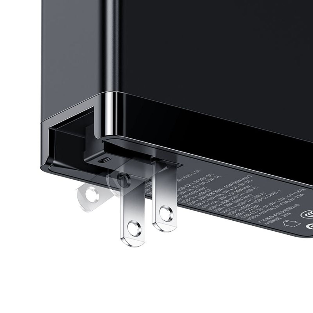 Caricabatterie da rete McDodo CH-8101 Pro Nuc AR Power Travel, 100W, 5A, 1 x USB-A - 2 x USB-C, Nero