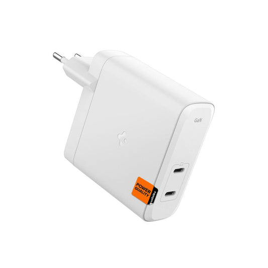 Caricabatterie Retea Spigen Arcstation Pro, 140W, 3.25A, 2 x USB-C, Bianco