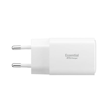 Caricabatterie da Rete Spigen EE473EU Essential, 47W, 3A, 1 x USB-A - 2 x USB-C, Bianco ACH09464