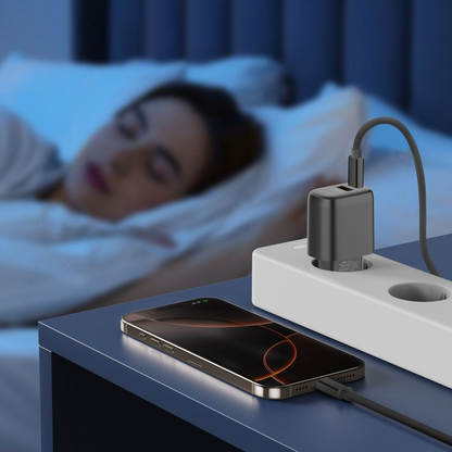 Caricabatterie Rete Tech-Protect NCA45W, 45W, 3A, 1 x USB-A - 1 x USB-C, Nero